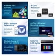 thumbnail image 4 of 13.3 Inch Headrest TV 4K Car Monitor Multifunction Tablet Touch Screen WiFi/Bluetooth/USB/SD/HDMI In Out FM ,Clear Display, 4 of 6