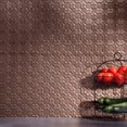 thumbnail image 2 of Fasade 18in x 24in Traditional Style 6 Argent Bronze Backsplash Panel 5 Pack, 2 of 2
