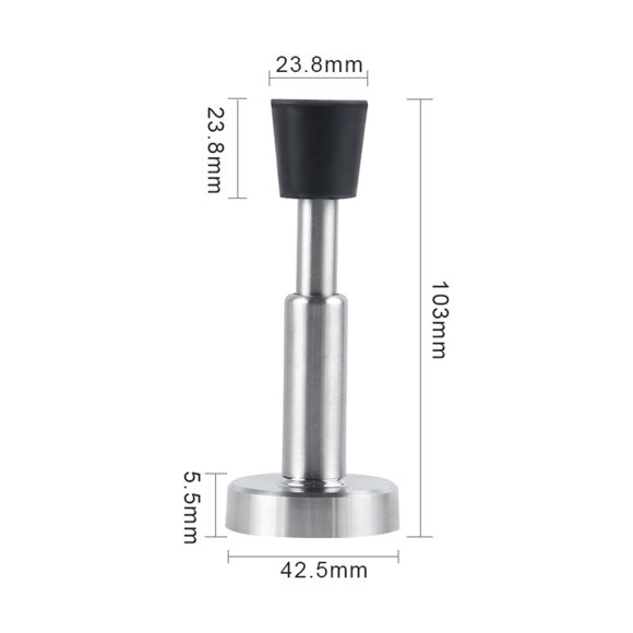 Door stop hydraulic buffer door top telescopic anti-collision stainless steel