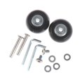thumbnail image 1 of Youkk Enhanced Performance 2Pcs Rubber Luggage Suitcase Wheels Replacement 54mm Thickness 18mm 1Set, 1 of 6
