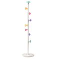 thumbnail image 1 of Coat Rack, Metal Stand Hanger Rack with 7 Hooks, Round Mushroom Head, Small Area for Bedroom, Houseware, Closet, 1 of 8