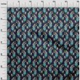 thumbnail image 2 of oneOone Cotton Silk Fabric Leaves & Floral Block Print Fabric By Yard 42 Inch Wide, 2 of 4