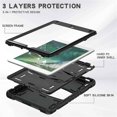 thumbnail image 2 of [PST] Samsung Tablette Tab A8 10,5 Pouces 2021, Étui pour Tablette X200 / X206 Defender Armor avec Béquille, Étui Rigide Robuste de Protection Antichoc avec Béquille, 2 of 2
