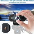 thumbnail image 4 of Webcam with Microphone for Desktop  1080P HD USB Computer Cameras with Privacy Shutter  Streaming Webcam with Flexible Rotable Wide Angle Webcam for PC Zoom Video/Gaming/Laptop, 4 of 7