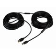 thumbnail image 3 of StarTech.com 20m / 65 ft Active USB 2.0 A to B Cable - Long 20 m USB Cable - 20m USB Printer Cable - 1x USB A (M), 1x USB B (M) - Black (USB2HAB65AC) - USB cable - USB Type B (M) to USB (M) - USB 2.0 - 66 ft - black - for P/N: ICUSB232D, 3 of 6
