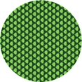 thumbnail image 1 of Ahgly Company Machine Washable Indoor Round Transitional Deep Emerald Green Area Rugs, 6' Round, 1 of 7
