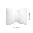 thumbnail image 3 of Dvkptbk Cotton Bow Pillows and Linen Pillow Solid Color Sofa Pillow Cushion Two Purpose Bow Pillow Lumbar Pillow 16X12 Inches Motheres Day Gift Pillow Bedding, 3 of 6