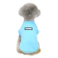 thumbnail image 4 of CBFFDC Pet T-shirt Pet Shirt Round Neck Exquisite Hemming Simple Style Soft Summer Sleeveless Top, 4 of 7