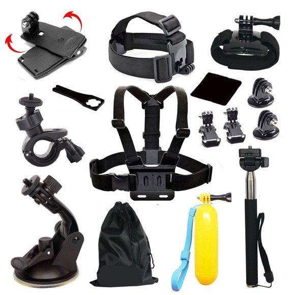 MesaSe 15-in-1 Outdoor Sports Camera Accessory Kit for Hero 4 Camera