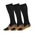 thumbnail image 1 of Chaussettes de Compression Infusées de Cuivre 20-30mmHg Graduées Hommes Femmes P-TTG, 1 of 5