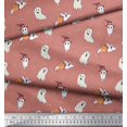 thumbnail image 3 of Soimoi Polyester Crepe Fabric Ghost Halloween Print Fabric by The Yard 42 Inch Wide, 3 of 3