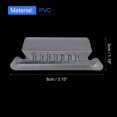 thumbnail image 2 of Uxcell Hanging File Folder Tabs, 2 Inch File Folder Tabs and Inserts Plastic Clear File Folder Labels Filing Tabs for Hanging File Folders, Clear, 150 Pcs, 2 of 7