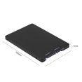 thumbnail image 4 of MSATA  III HDD SSD Converter Adapter with Aluminum Case Function Convert Mini SSD to Standard  Portable for Computer  OS Black 2.5 Inch, 4 of 7