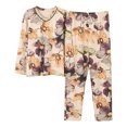 thumbnail image 1 of REDHOTYPE Pyjama Mode Floral Fantaisie pour Femmes Printemps Automne Maman Manches Longues Coton Col Rond Ensemble Grande Taille Vêtements de Maison Automne, 1 of 2