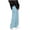 Light Blue, variant on Grrvtrz Mens Baggy Jeans Elastic Waisted Drawstring Denim Pants with Cargo Pockets Straight Leg Cowboy Pants Streetwear