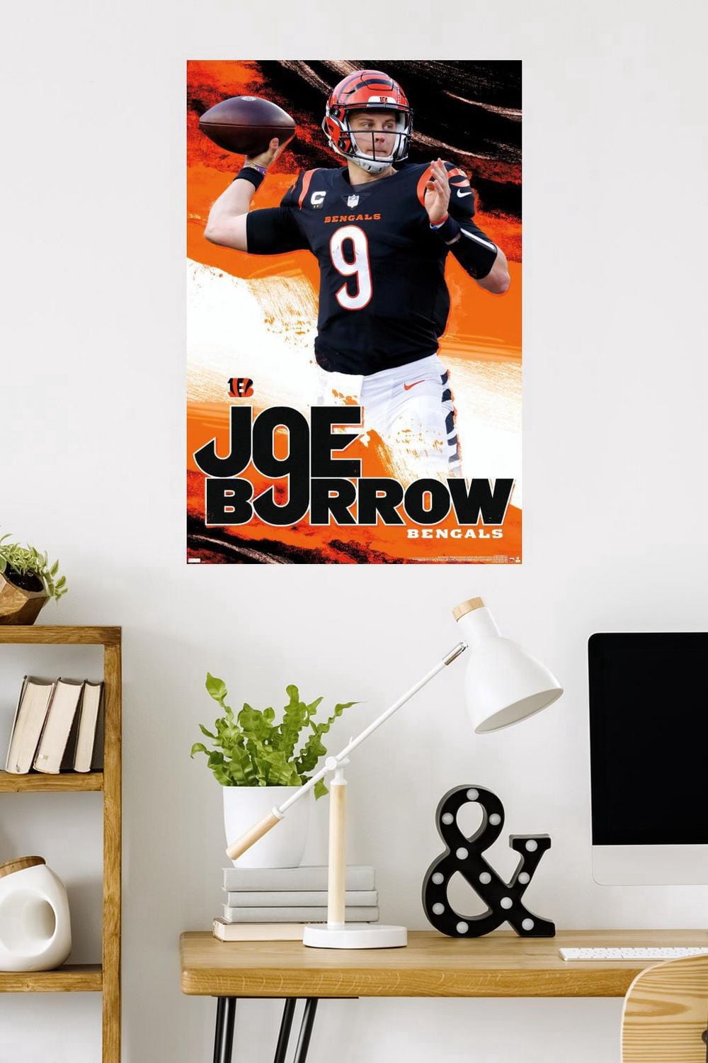 NFL Cincinnati Bengals - Joe Burrow 22 Wall Poster, 22.375" x 34"