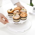 thumbnail image 4 of Bakeware Cake Container with Cover Lid and Portable Round Two-Sided Base for Cookies Fruit and Cupcakes, 4 of 4