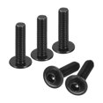 thumbnail image 1 of Unique Bargains Flanged Button Head Socket Cap Screws, 100 Pack M3x12mm 304 Stainless Steel Bolts, 1 of 5