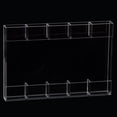 thumbnail image 3 of Adjustable Storage Organizer Rack Functional Acrylic Holder With Five Compartments For Efficient Kitchen And Living Room Space Saving Design, 3 of 5