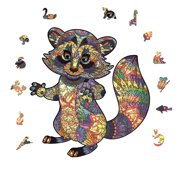 EGNMCR Wooden Puzzle Unique Shape Adults And Kids 5mm Thick Special shaped puzzle Birthday Gifts for Kids
