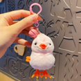 thumbnail image 3 of Plush Keychain Key Pendant Plush Chick Duck Bag Pendant Cute Stuffed Toy Keychain for Backpacks Children‘s Birthday, 3 of 5
