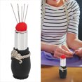 thumbnail image 4 of Pin Cushion, Needle Collector Light Weight Retractable Design Lipstick Shape  For Home For Travel Red,Pink,Purple,Black, 4 of 8