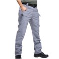 thumbnail image 2 of CEHVOM Men's Pants Multiple Pockets Cargo Trousers Work Wear Combat Safety Cargo Pocket, 2 of 6