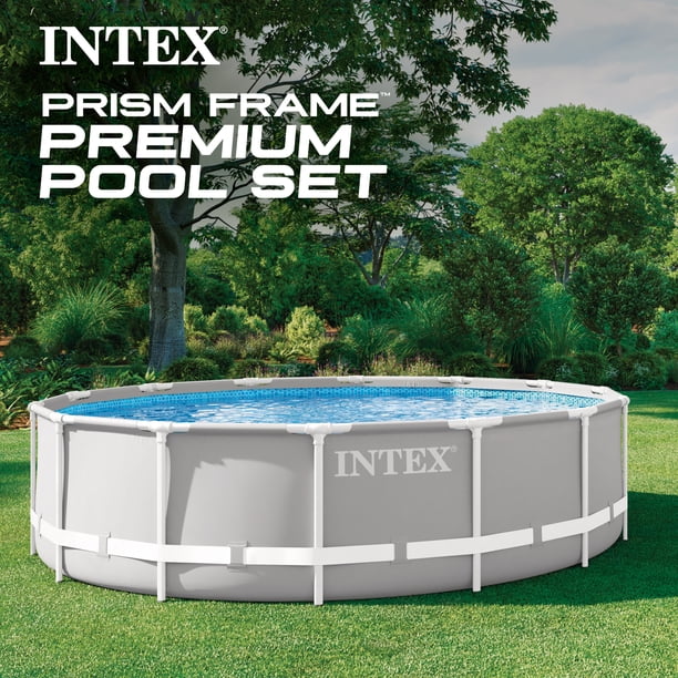 Intex 26719EH 14ft x 42in Prism Frame Above Ground Swimming Pool