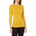 thumbnail image 1 of walmart Essentials T-Shirt à Encolure Bateau à Manches 3/4 pour Femmes, 1 of 8