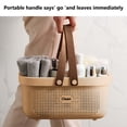 thumbnail image 3 of Shower Caddy Portable,Portable Shower Caddy Large Capacity Bath Shower Basket Portable Storage Puff Shower Caddy Storage Basket Shower Caddy Basket,Large Storage Baskets, 3 of 6