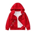 thumbnail image 1 of RXIRUCGD Children's Clothing Children's Spring Coats Small And Medium-sized Children's Spring Coats( Red, Size:4 Years ), 1 of 4