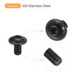 thumbnail image 4 of Unique Bargains Flanged Button Head Socket Cap Screws, 100 Pack M5x10mm 304 Stainless Steel Bolts, 4 of 5
