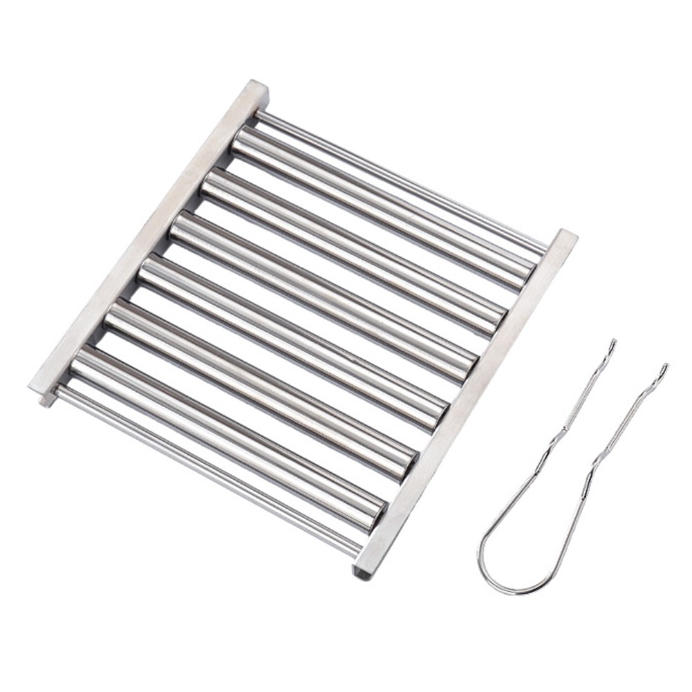 Feimier Roller Rack Hotdog Roller Grillers BBQ Tools Hot Dog with Extra Long Handle