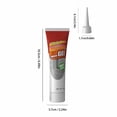 thumbnail image 3 of JilgTeok 5 Packs Mold Remover Gel with Sponge and Washcloth Wash Scrubber Highly Effective Suitable for Bathroom Kitchen Tile Gaps Wall Cleaning Safe Formulas Powerful Household Cleaning Gels, 3 of 3