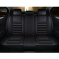 thumbnail image 4 of Maidao Car Seat Covers Leather Set for BMW for X3M 2003-2017 5 Seats Water Resistant Front Rear Cushion Protector with Pillow Black, 4 of 7