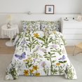 thumbnail image 1 of Erosebridal Girls Pink Floral Bedding Queen Comforter Set, Spring Garden Down Comforter, Microfiber, 3pcs, 1 of 6