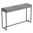 thumbnail image 3 of Safdie & Co. Table Console 47L Ciment Foncé Metal Noir, 3 of 4