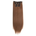 thumbnail image 2 of RKSTN Perruques Cheveux Humains Mode Cheveux Longs Extensions de Cheveux à Clip Perruque Lisse Complète Perruques Sans Colle, 2 of 4