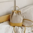 thumbnail image 1 of Mode Femmes Rétro Tissage Cuir Lettre Poignée Sac à Dos Sacs à Bandoulière, 1 of 2