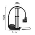 thumbnail image 3 of Jusqu'à 65 % de Rabais Iumwxz Pompe de Vélo Portable avec Manomètre Mini Gonfleur de Vélo Compresseur de Pneu Adaptateur de Compresseur de Cyclisme Outils de Réparation de Vélo Liquidation d'Été Gros Rabais, 3 of 8