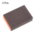 thumbnail image 3 of Unique Bargains 4pcs Sanding Sponge Blocks 800-1000 Grits Block 100x70x25mm, Brown&Orange, 3 of 7