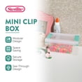 thumbnail image 3 of Sterilite Plastic Mini Clip Storage Box Container with Latch Lid, 18 Pack, 3 of 9