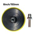thumbnail image 1 of Bgsha Polishing Tool Buffing Plate Backing Pad Holder Disc M14 Drill Thread Kit 3-7in, 1 of 9