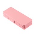 thumbnail image 1 of EARKITY Pencils Cases, Stackable Pencil case, Double Deck Plastic Pencil Case, Pure Color Hard Pen Case Box, Double Layers Large Capacity Pencil Storage for College School Office Supplies Classroom, 1 of 5