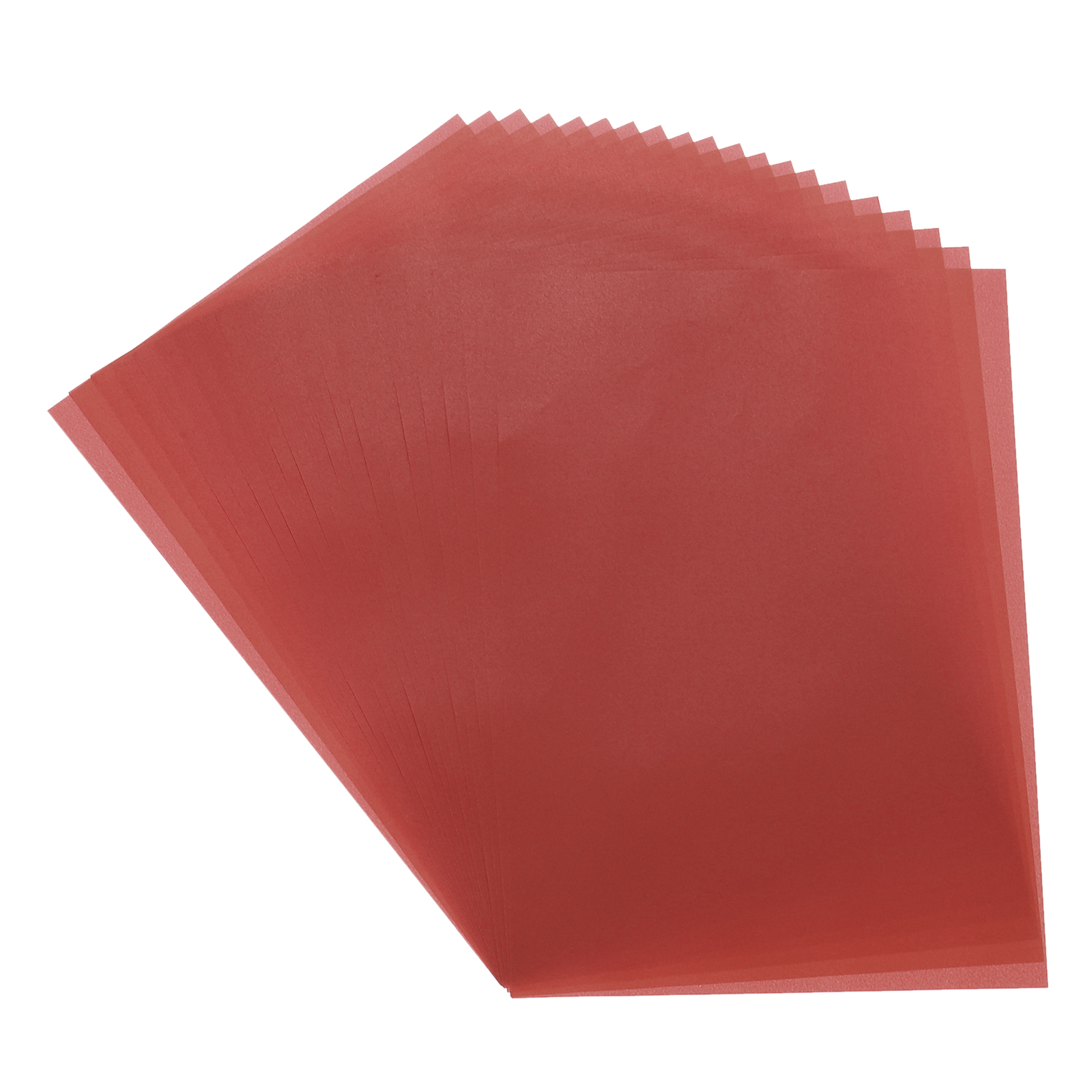 50 Sheet Red Transparency 11.7" x 8.2" Printable Vellum Paper for Printing Wedding Invitations