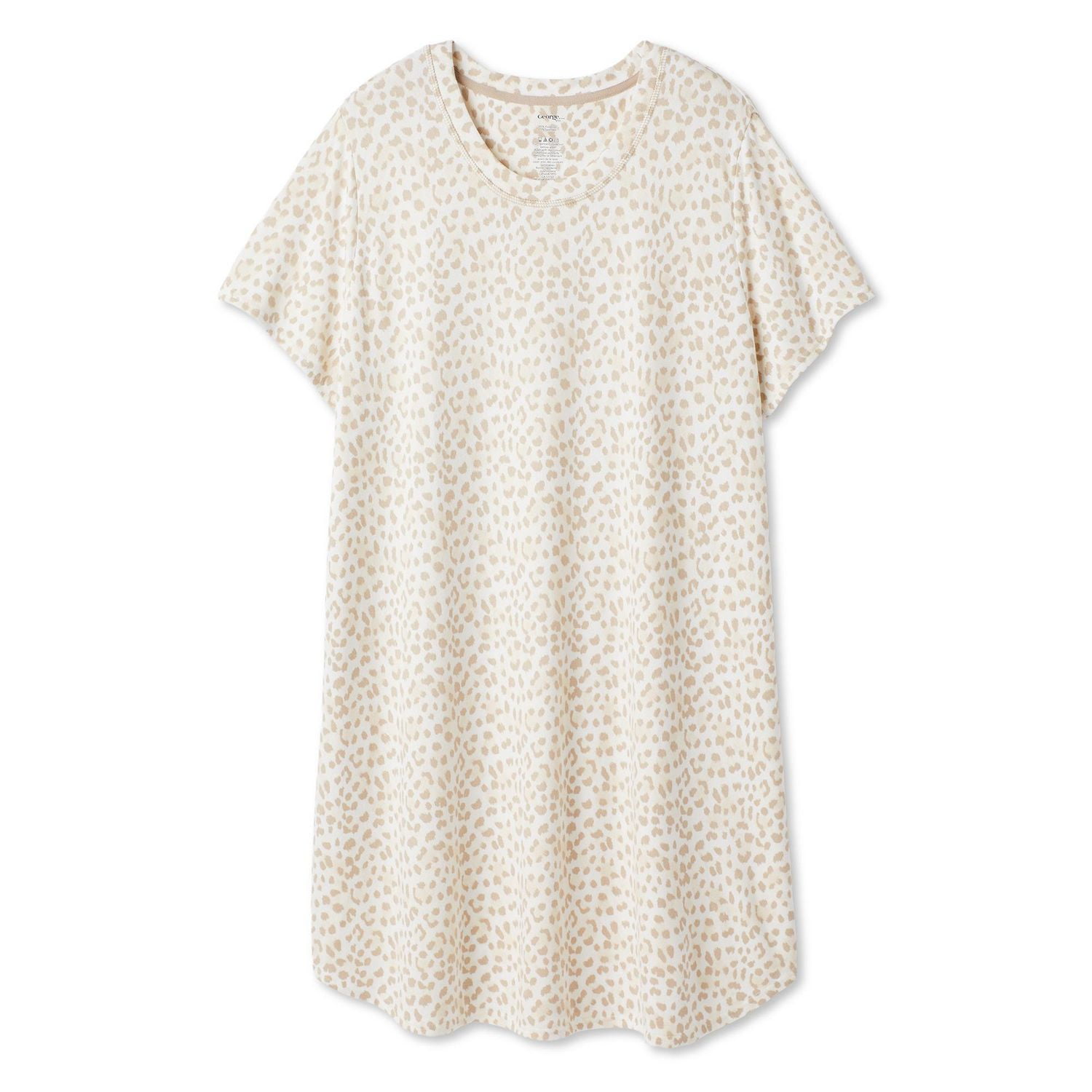 Chemise de nuit imprimée George Pluspour femmes