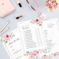 thumbnail image 2 of 10Pcs Bridal Game Card Printed Exquisite Workmanship Floral Design Non-fading Reliable Wedding Game Party Supplies, 2 of 8