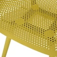 thumbnail image 4 of Christopher Knight Home Davina Chaise de Salle à Manger d'Extérieur (Ensemble de 2), Jaune, 4 of 9