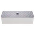 thumbnail image 1 of Miangastore White Cutlery Organizer Box for Kitchen Storage Made of Durable Synthesis Material 7.8x4.9 Inches, 1 of 9