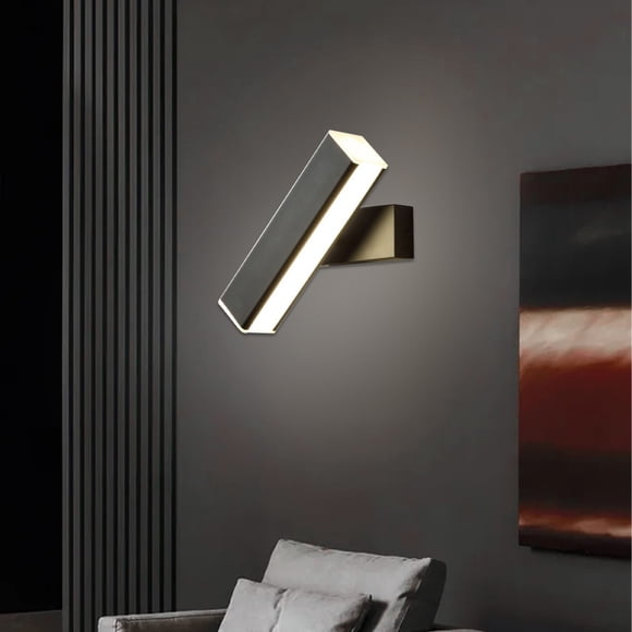Birdeem LED Wall Sconce Indoor Lighting Fixture Aluminum Acrylic 1 Light White Black